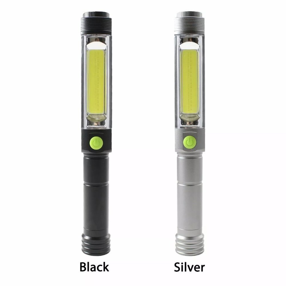 2x 400 Lumen LED Work Light + 120 Flashlight Flood Auto Truck RV Boat Emergency
